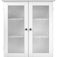 Badezimmer Connor Wandschrank Mit 2 Glastüren Weiß ELG-581 - Weiß - Teamson Home von TEAMSON HOME