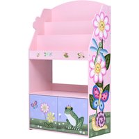 Fantasy Fields Magic Garden Kinder 3-stufiges Bücherregal Aus Holz Und Schublade Mehrfarben TD-13394MG - Mehrfarben von TEAMSON KIDS