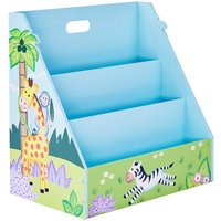 Kinder Bücherregall Stabiles Kinderregal Sunny Safari Fantasy Fields TD-13141A - Blau / Multi-Color von TEAMSON KIDS
