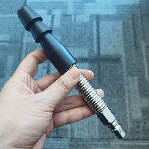Vac-u-Lock biegbare Federverbinder-Verlängerungsstange mit Schnellgeräteadapter, Schwarz von TEAMWILL
