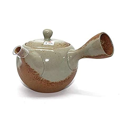 Japanische Tokoname Teekanne Keramik glasiert Grau 330 ml von TEA SOUL