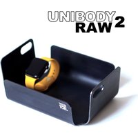 Tebton® Raw | Unibody2 | S Ablagekorb A5, Stiftekorb Im Homeoffice Korb - Valet Tablett Dekoschale Aus Blauem Stahl von TEBTON