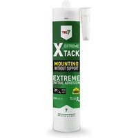 Tec7 - Polymerpaste X-Tack Montage ohne Halter - Weiß - Kartusche 290ml - 534525227 von TEC7