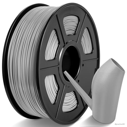TECBEARS ABS Filament 1.75mm 1KG Grau, 3D Drucker Filament für Anti-Warping, Hochschlagfestes, Hoch Temperaturbeständiges, Maßgenauigkeit +/-0,03mm, 1kg Spule von TECBEARS