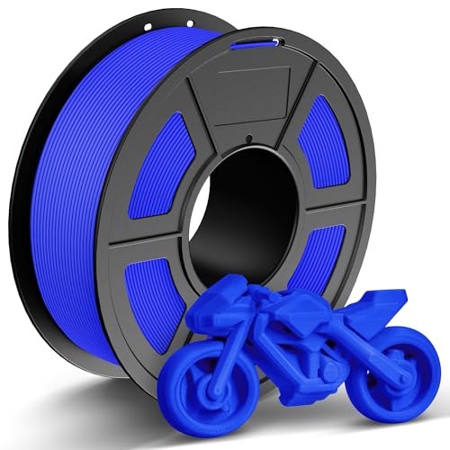 TECBEARS Rapid Matte PETG Filament 1.75mm Blau 1KG, High Speed 50-600mm/s PETG 3D Drucker Filament Maßgenauigkeit +/- 0.02 mm, Elegante Matte Oberfläche, 1000g (2.2lbs) Kompatibel mit FDM Drucker von TECBEARS