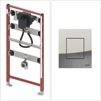 TECEprofil Urinal Vorwandelement mit TECE Spüler U2 & Betätigungsplatte, chrom von TECE GMBH