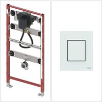 Tece Gmbh - TECEprofil Urinal Vorwandelement mit tece Spüler U2 & Betätigungsplatte, weiß von TECE GMBH