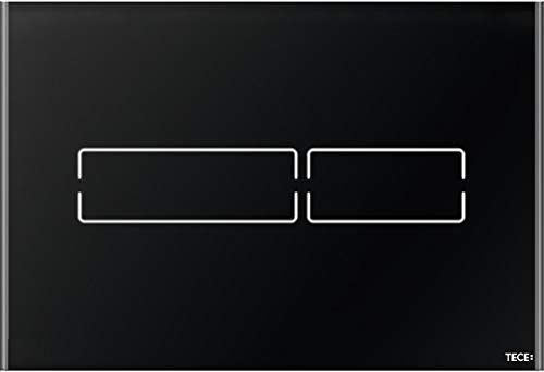 TECE GmbH x WC-Betätigungsplatte TECElux Mini, Schwarz, Abmessungen (B x H x T): 220 x 150 x 8 mm von TECE GmbH