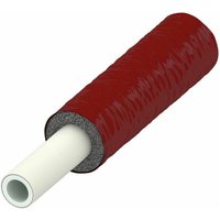 Tece - 75m flex Mehrschichtverbundrohr PE-Xc/Al/PE-RT 16 Isolierung 6mm rot von TECE