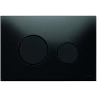 Tece - wc Betätigungsplatte loop Glas für Zweimengentechnik, von TECE