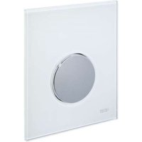 Urinalbetätigung loop inkl. Kartusche, Glas weiß, Taste Chrom glänzend 9242660 - Tece von TECE