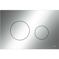 Loop WC-Betätigungsplatte Kunststoff für Zweimengentechnik Chrom glänzend 9240921 - Tece von TECE