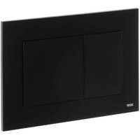 Tece - now wc Betätigungsplatte für Zweimengentechnik schwarz matt 9240407 von TECE