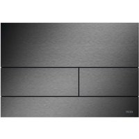Square - WC-Betätigungsplatte, Chrom schwarz gebürstet 9240846 - Tece von TECE