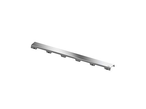 TECE 600882 drainline Designrost „steel II“ (Länge 80 cm; Edelstahl poliert; sehr belastbar) silber von TECE