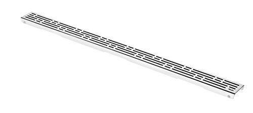 TECE 601010 drainline Designrost"basic" (Nennlänge: 100 cm; poliert; Edelstahl; Prüflast ca. 300kg) silber von TECE