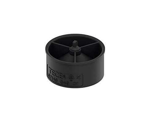 TECE 660015 drainline Geruchsverschluss ø 48 mm (Höhe 2,4 cm; superflach; Geruchs- und Ungeziefersperre) schwarz von TECE