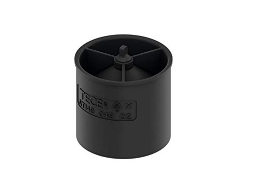 TECE 660016 drainline Geruchsverschluss (Höhe 4,5 cm; zweistufiger Siphoneffekt; Membranverschluss), schwarz von TECE