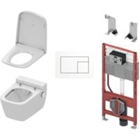 One Paket Wand-Dusch-WC Duschfunktion WC-Sitz 2-Mengen-Betätigungsplatte - Tece von TECE