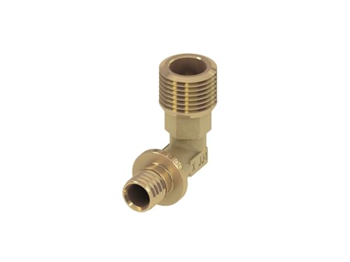 TECE Übergangswinkel AG 20 x1/2" 767520 messing von TECE