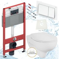TECE Vorwandelement Geberit Renova Nr.1 WC spülrandlos Komplettset von TECE