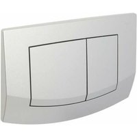 Tece - WC-Betätigungsplatte ambia für Zweimengentechnik Chrom matt 9240225 von TECE