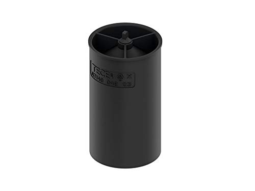 TECE 660017 drainline Membran-Geruchsverschluss (für Abläufe; Geruchs- und Ungeziefersperre; Höhe: 9,4), schwarz von TECE