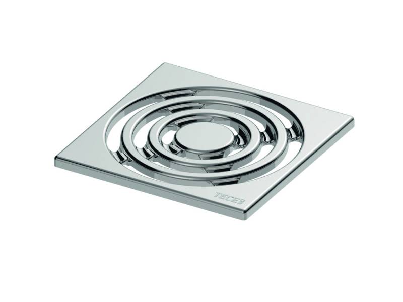 TECEdrainpoint S Designrost, Edelstahl, 142x142mm, 3665003 von TECE