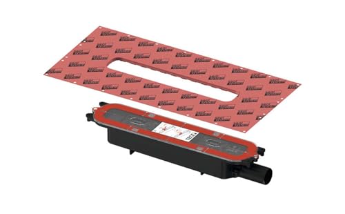TECEdrainprofile Ablauf waagr. für Rinnenprofil DN 40, Aufbauhöhe 65 mm 673001 von TECE