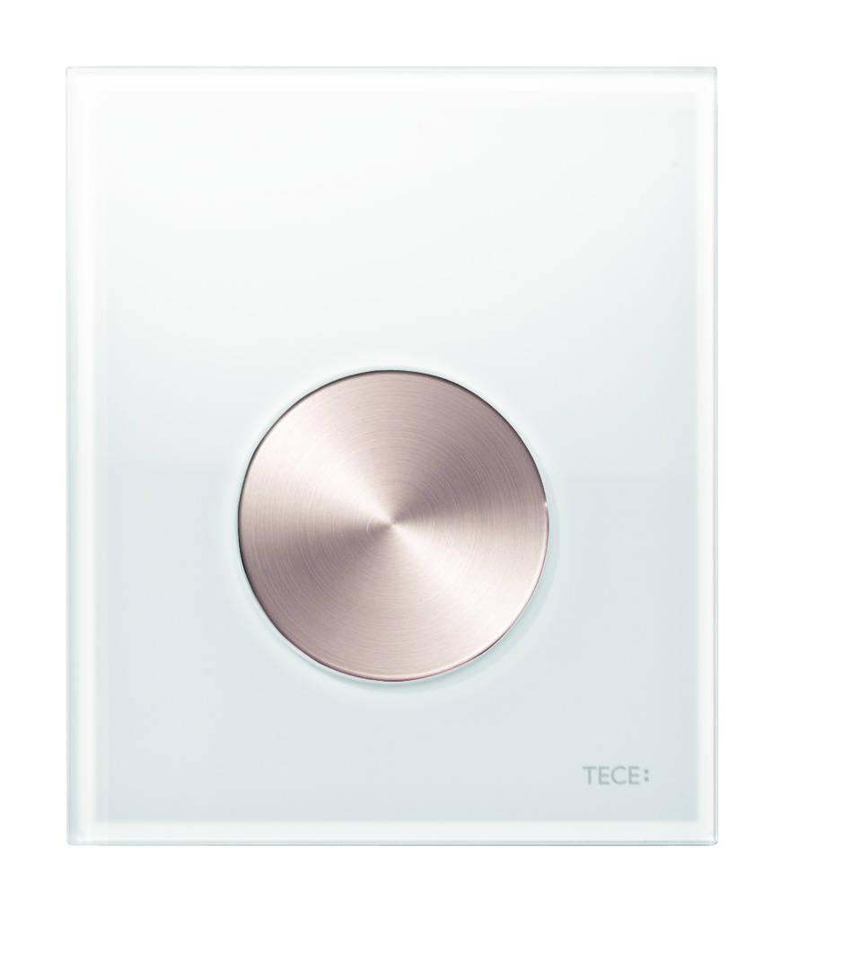 TECEloop Urinal Betätigungsplatte Glas inklusive Kartusche, 9242661 von TECE