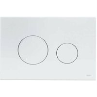 Tece - loop WC-Betätigungsplatte Kunststoff für Zweimengentechnik, weiß 9240920 von TECE