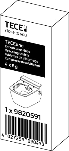 TECEone Entkalkungstabs 4 x 8g (9820591) + 1 BIG WIPES Handreinigungstuch von TECE