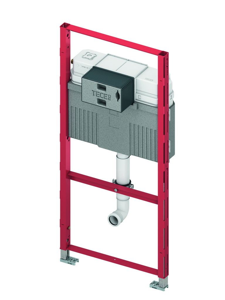 TECEprofil WC-Modul, mit Uni-Spülkästen, für Kinder-Stand-WC, Bauhöhe 1120mm, 9300388 von TECE