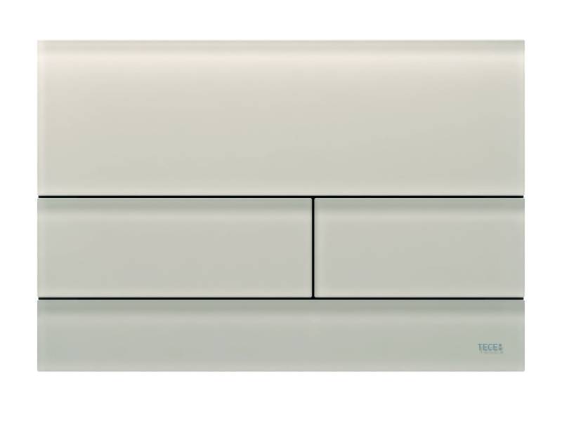 TECEsquare II WC-Betätigungsplatte Glas, für Zweimengentechnik, 9240827 von TECE