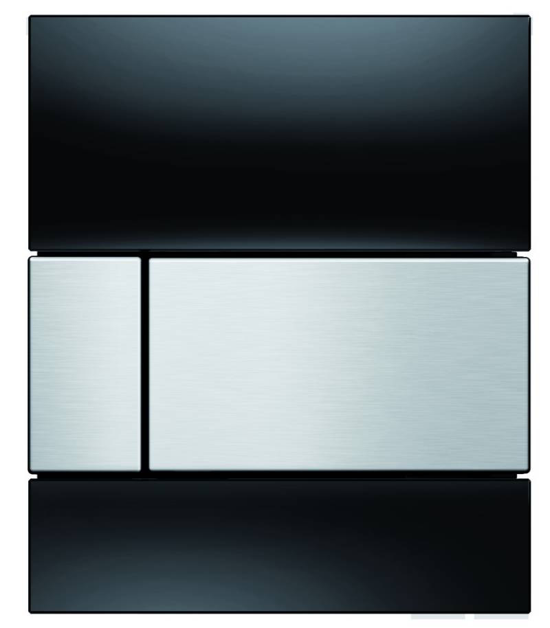 TECEsquare Urinal-Betätigungsplatte, Glas, inklusive Kartusche, 9242806 von TECE
