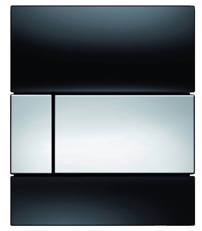 TECEsquare Urinal-Betätigungsplatte, Glas, inklusive Kartusche, 9242807 von TECE