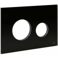 Tece - Blende für loop WC-Betätigungsplatte, Glas schwarz 9240674 von TECE