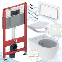Vorwandelement Geberit iCon wc spülrandlos Komplettset - Tece von TECE