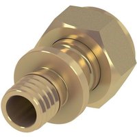 Tece - flex Verschraubung flachdichtend Dimension 20mm x 1', Siliziumbronze von TECE