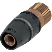 Tece logo-Push Übergangsnippel Dimension 32mm x R 1", Rotguss/Siliziumbronze von TECE