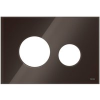 Tece loop Blende für WC-Betätigungsplatte, Glas Kaffeebraun glänzend von TECE