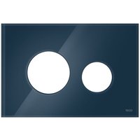Tece loop Blende für WC-Betätigungsplatte Glas, Abendblau glänzend Tece loop Blende für WC-Betätigungsplatte Glas, Abendblau glänzend von TECE
