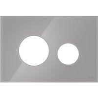 Tece loop Blende für WC-Betätigungsplatte Glas, Titan glänzend von TECE