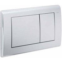 Tece - WC-Betätigungsplatte planus Edelstahl für Zweimengentechnik, Chrom glänzend 9240321 von TECE