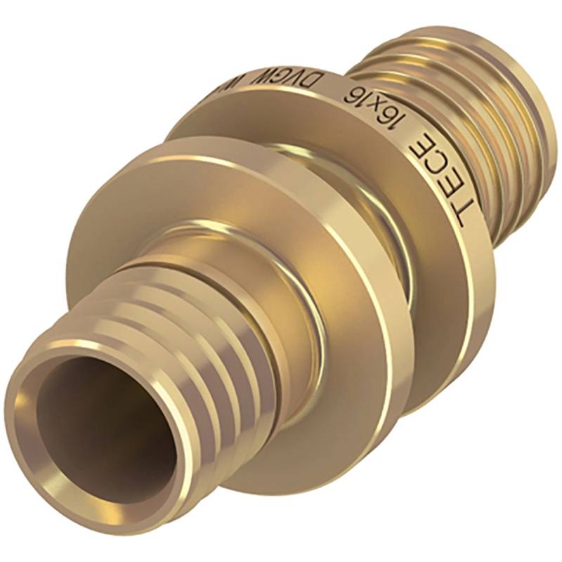 Teceflex Kupplung Dim. 16 mm x 16 mm Siliziumbronze von TECE