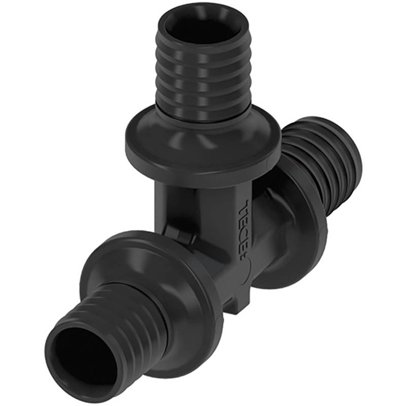 Teceflex T-Stück Dim. 20 mm x 20 mm x 20 mm PPSU Dunkelgrau von TECE