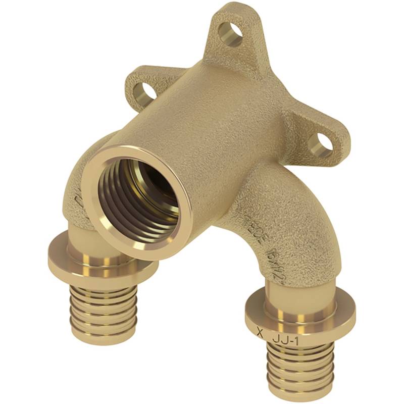 Teceflex U-Doppelwandscheibe Dimit 16 mm x Rp 1/2 mm x 16 mm Siliziumbronze von TECE