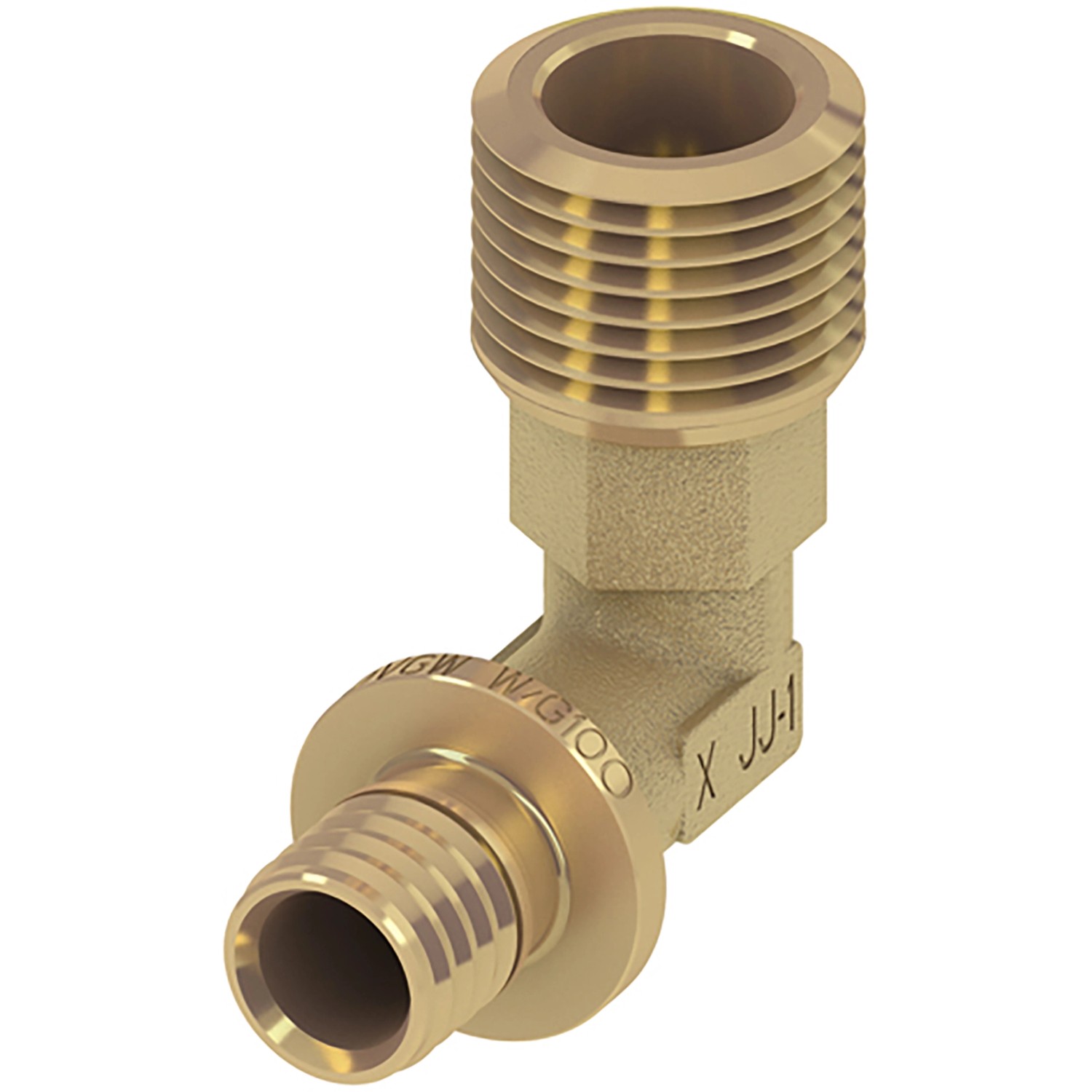 Teceflex Winkelübergangsnippel Dim. 16 mm x R 1/2 Siliziumbronze Teceflex Winkelübergangsnippel Dim. 16 mm x R 1/2 Siliziumbronze von TECE