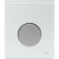 Urinalbetätigung loop inkl. Kartusche, Glas weiß, Tasten Chrom matt 9242659 - Tece von TECE