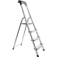 Tech Craft Aluminium-Leiter - 4 Stufen von Tech Craft